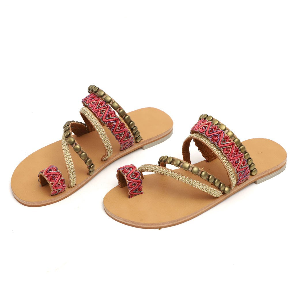 ethnic slippers for ladies