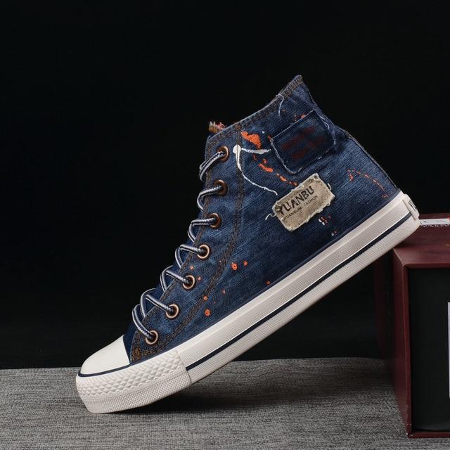 denim canvas shoes mens