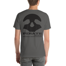 Load image into Gallery viewer, Pirate Black Privacy is Freedom Short-Sleeve Unisex T-Shirt