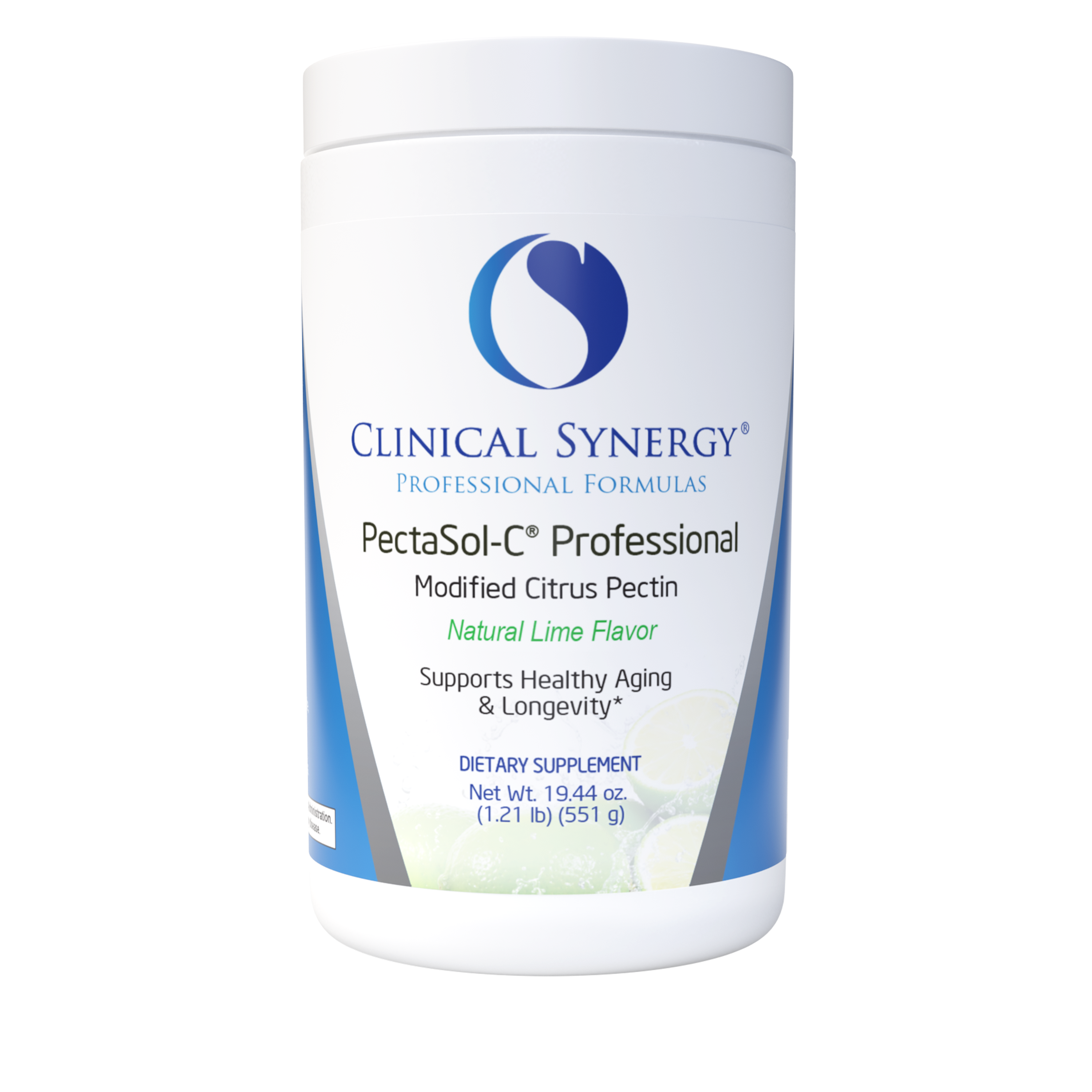 PectaSol-C® Professional - Lime Flavored Powder - Clinical Synergy Formulas product image