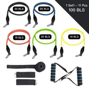 Resistance Band Set ( 11 Piece Set )-Free Shipping