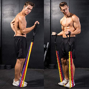 Resistance Band Set ( 11 Piece Set )-Free Shipping