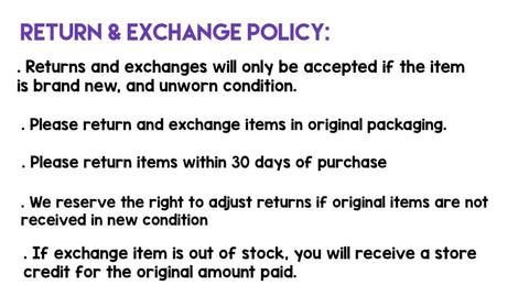 Returns and Exchanges