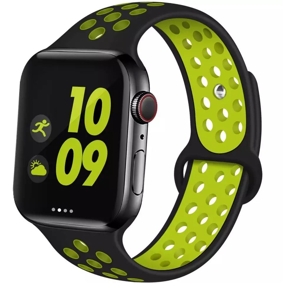Sport Silicone Band For Apple Watch Multiple Colors Available