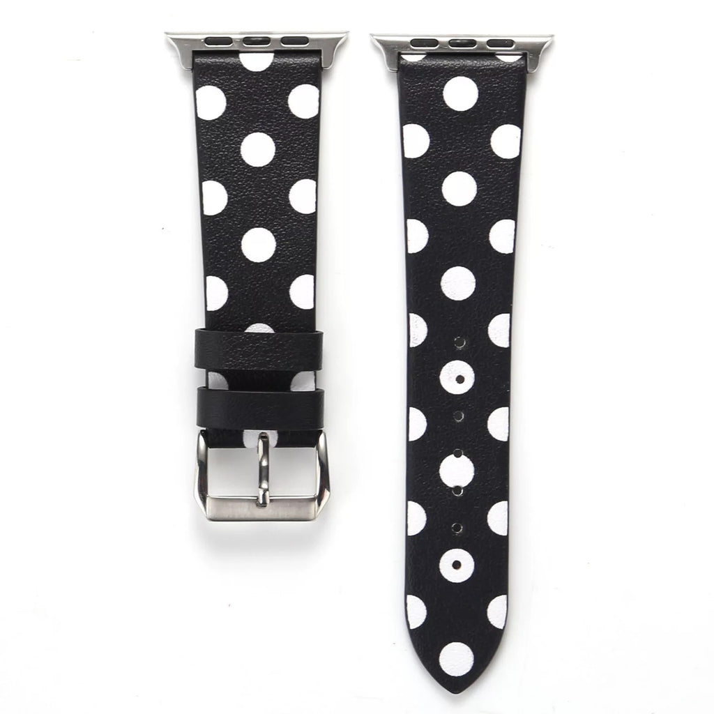 Polka Dot Leather Bands For Apple Watch Multiple Colors Available ...