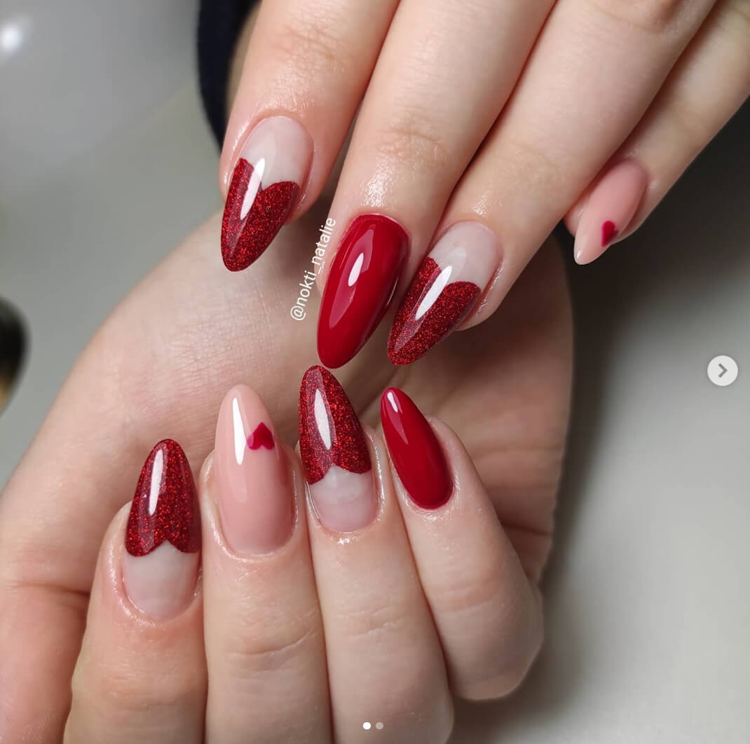 #4 L'éclat de la Saint-Valentin - Ongles de la Saint-Valentin