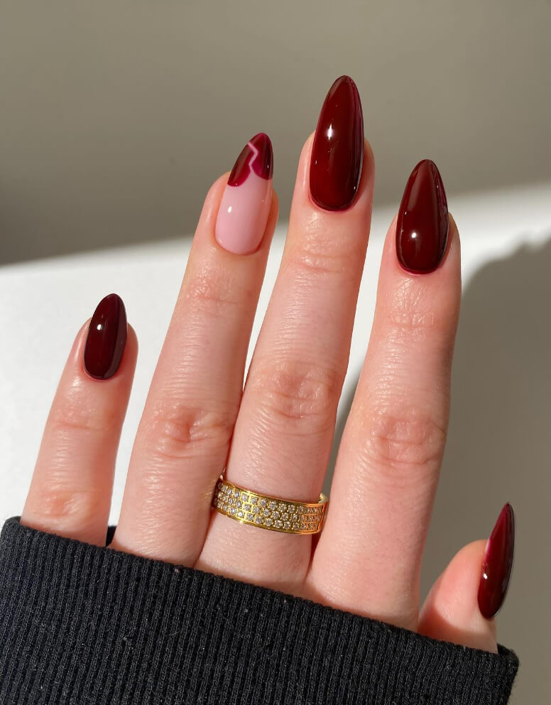 #5 Afecto sombrío: uñas de San Valentín
