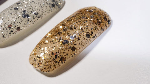 100 - gold rush - gel nail polish - sl beauty company