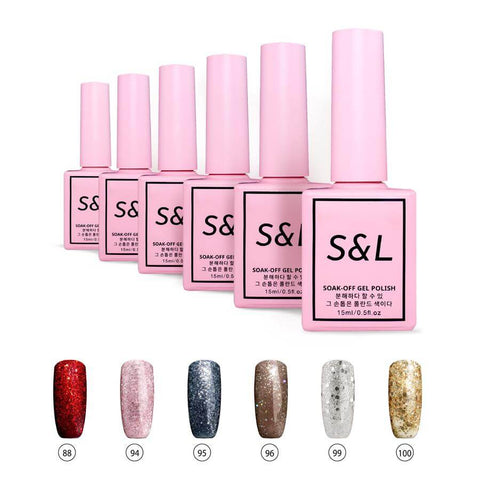 Complete Gel Nail Starter Kit (with UV light) by S&L