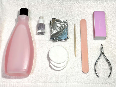 Nail removal preparation items