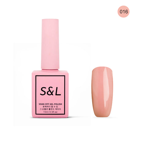 No. 16 Just Peachy gel polish by S&L