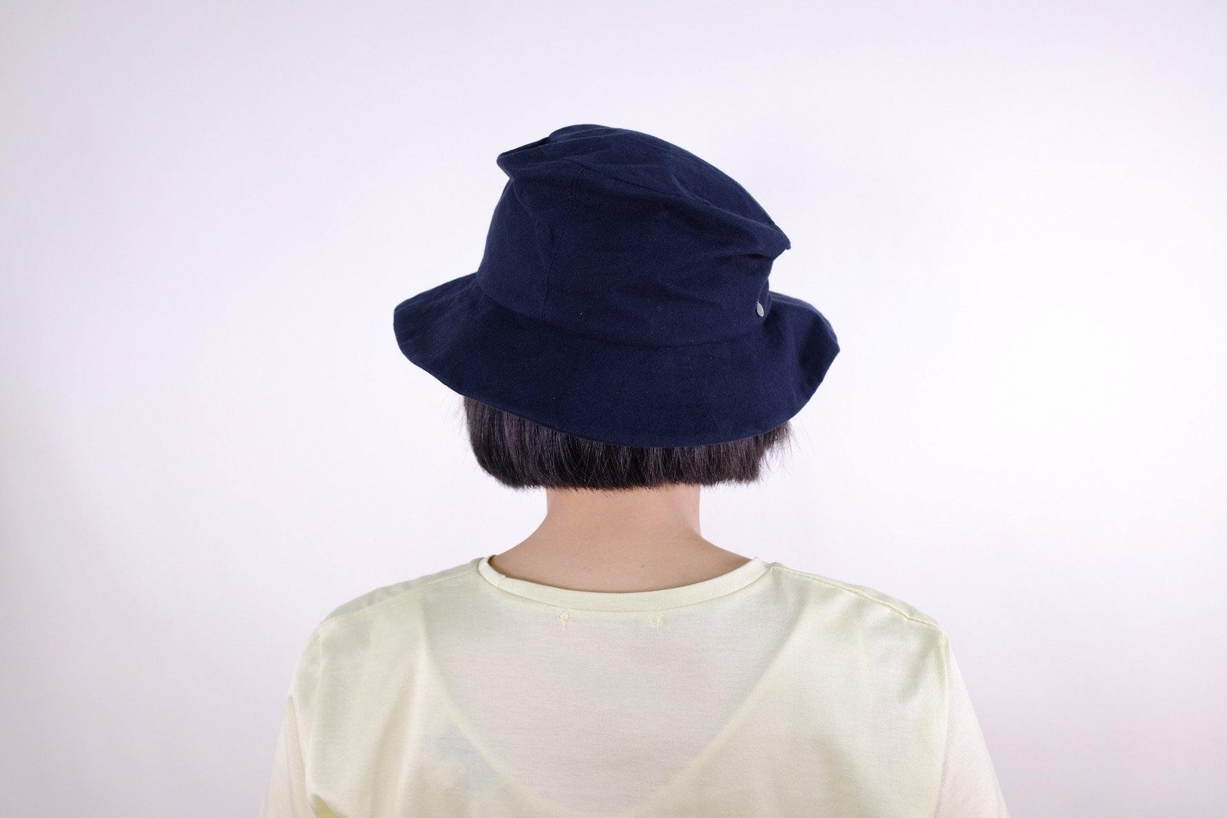 Japanese Handmade Bucket Hat (Navy)- Made in Japan - MMW Concept
