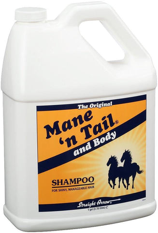 Horse brushes and shampoo for both