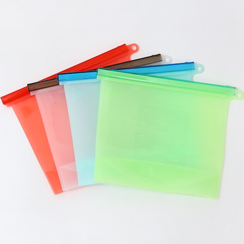 Silicone Ziplock Bag Wholesale-Reusable Silicone Food Storage Bag – My ...