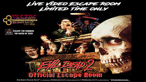 At Home Live Video Evil Dead 2™ Escape Room for 6 players