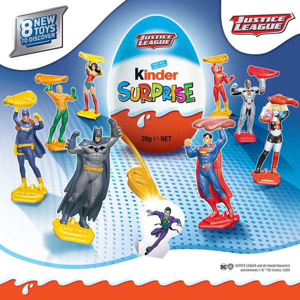 kinder surprise justice league