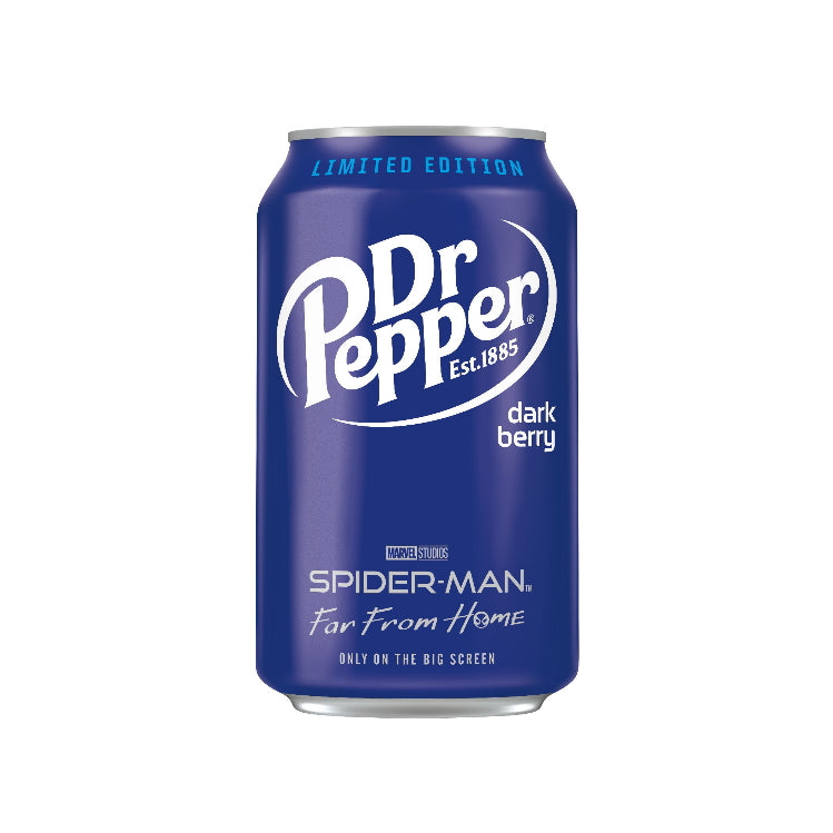 Dr Pepper Spider Man Dark Berry Can – Tom's Confectionery Warehouse