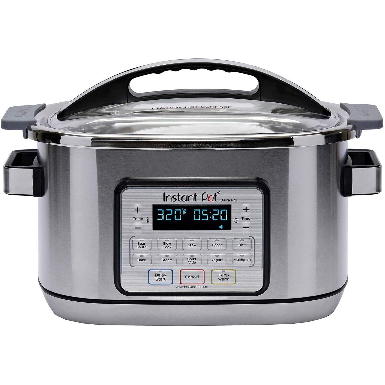 Instant Pot Aura Pro Multi-Use Programmable Slow Cooker with Sous Vide ...