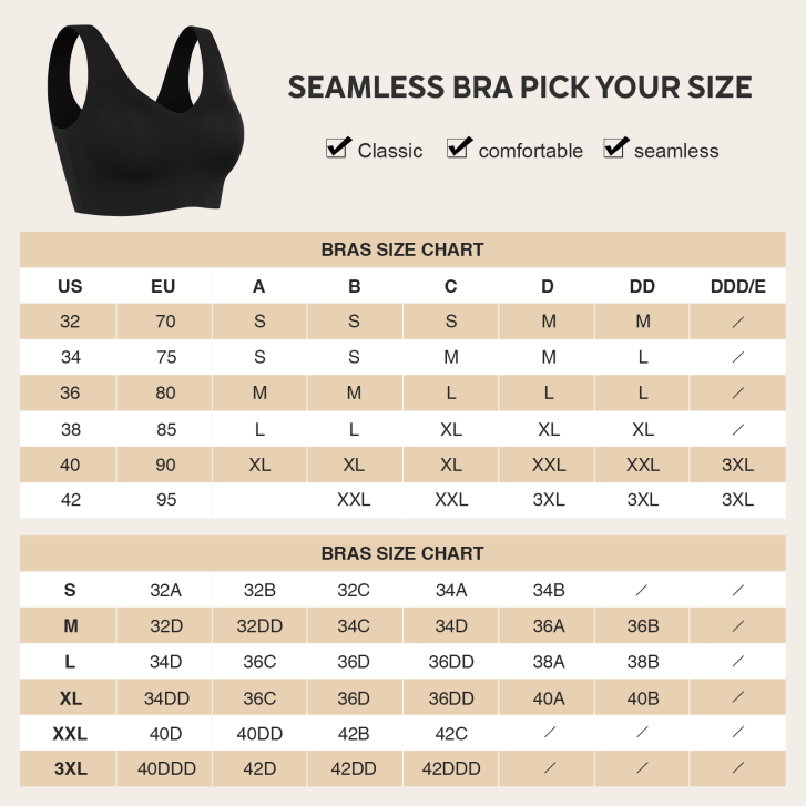 Magic Seamless Back Eraser Bra