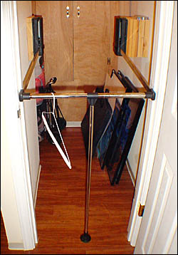 Pull Down Closet Rod special