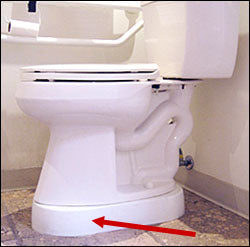 Toilevator Raised Toilet Base 1