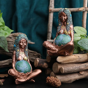Mother Earth Gaia Statue - Green Witch Creations