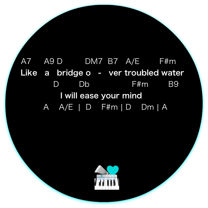 11 Chorus 2-2 Bridge Over Troubled Water Karaoke Instrumental in Female Key A/ Baritone for Males