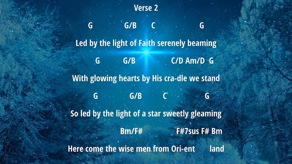 5 Verse 2-1 - O Holy Night Full Lyrics_Version Karaoke in Female Key (& Tenor Male)-min