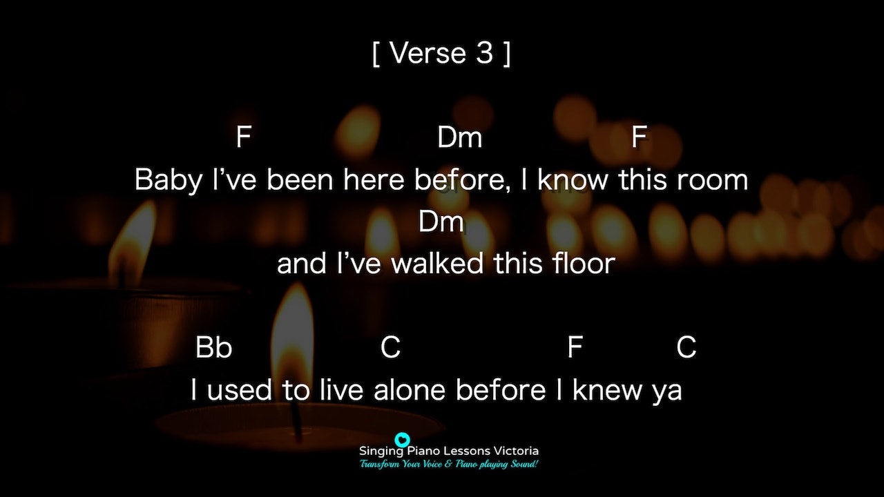 (7) Verse 3-1 Hallelujah Karaoke Instrumental HQ in Female Key, K.D. Lang, Alexandra Burke