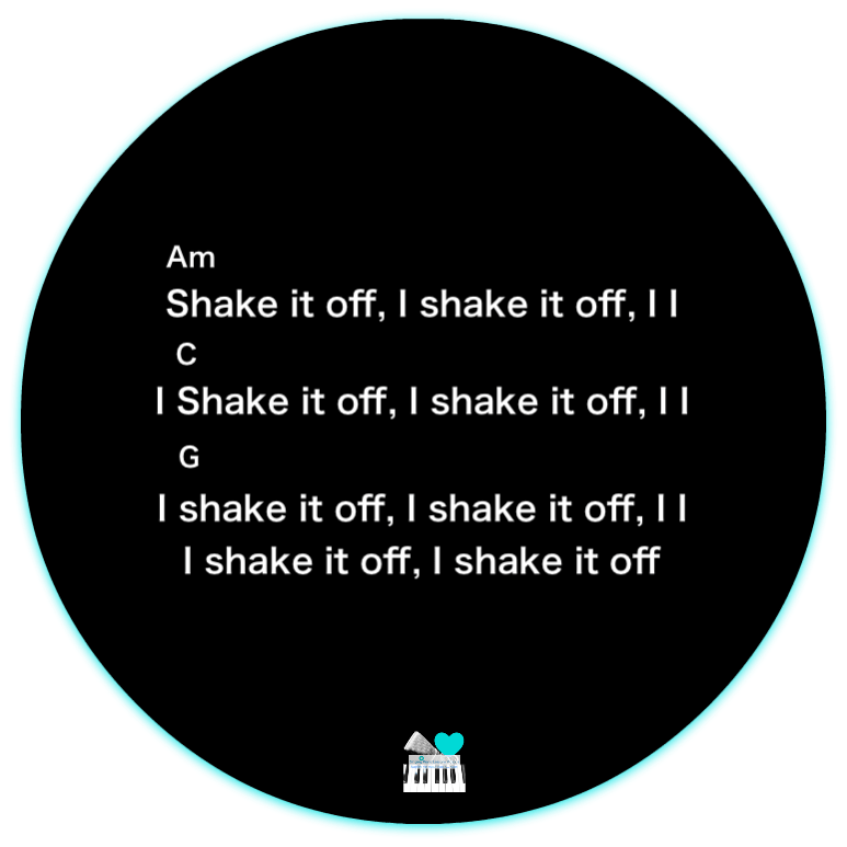 8 C1 Shake it off, Taylor Swift  Karaoke  Instrumental