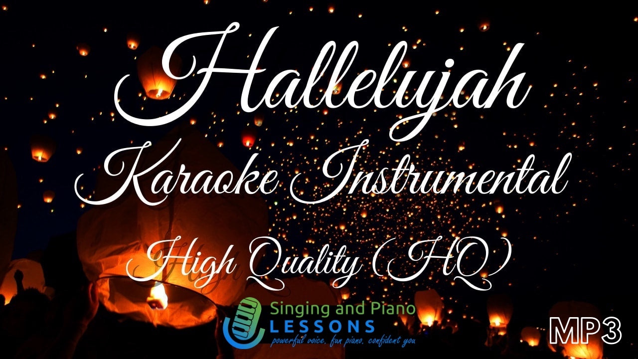 Title Hallelujah Karaoke Instrumental HQ in Female Key, K.D. Lang, Alexandra Burke