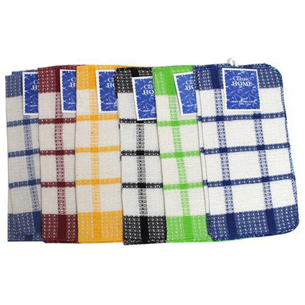 PY HOME & SPORTS Kitchen Towels Set of 4, 100% Cotton 14x14 Waffle Weave  Dish Towels, Super Absorbent Kitchen Hand Dish Cloths for Drying and