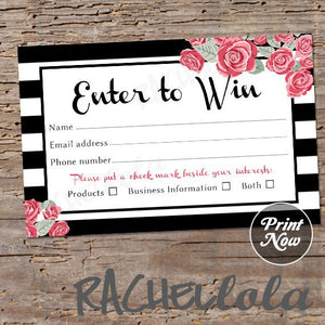 printable raffle ticket template door prize entry form