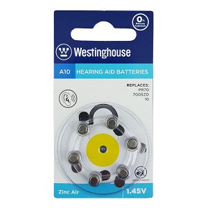 Westinghouse Hearing Aid A10 6pk