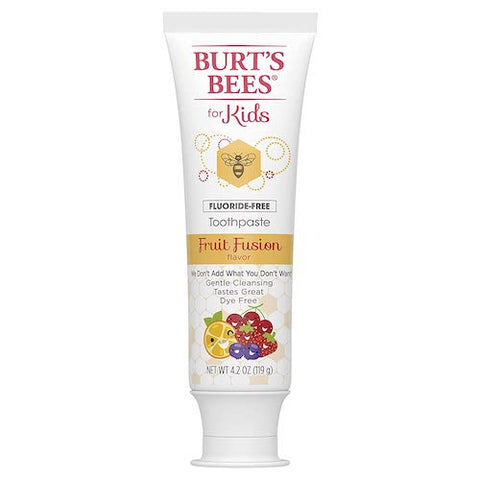 Burt’s Bees fluoride free kids toothpaste