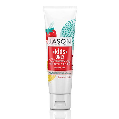 JASON kids only fluoride-free strawberry toothpaste