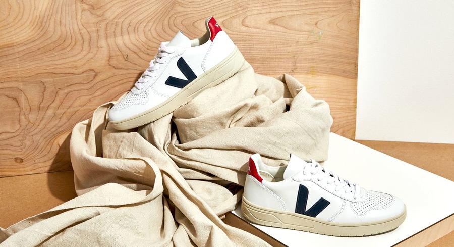 Veja sustainable sneakers with socks
