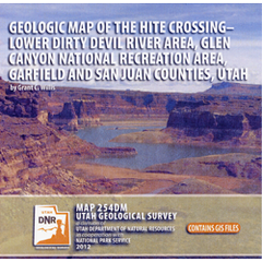 San Juan County Utah Gis Geologic Map Of The Hite Crossing-Lower Dirty Devil River Areas, Glen –  Natural Resources Map & Bookstore