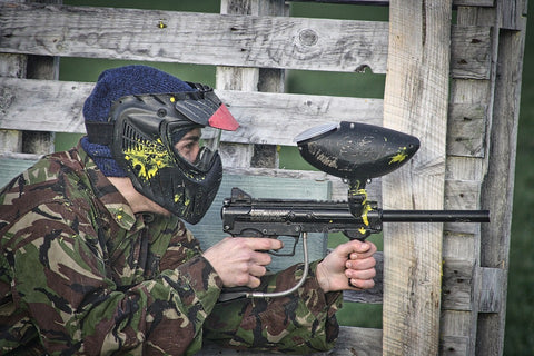 Paintballing for team building activities for teens