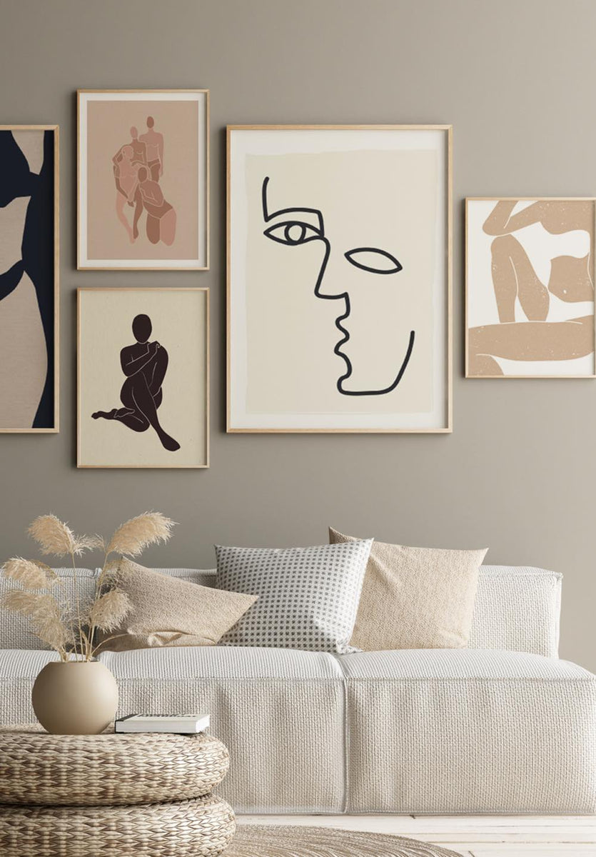 Abstract Face Poster - GlamPosters.com