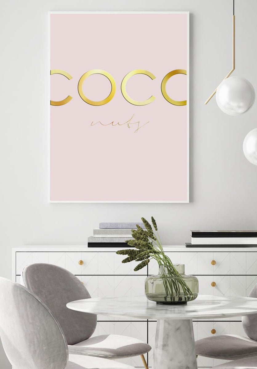 Coco Nuts Real Gold Poster – GlamPosters