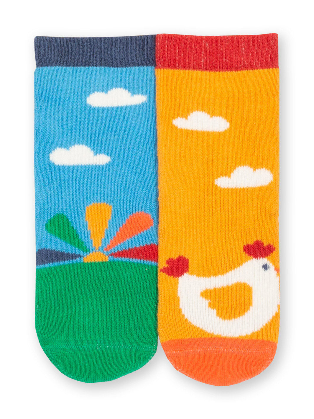 Rise and shine grippy socks