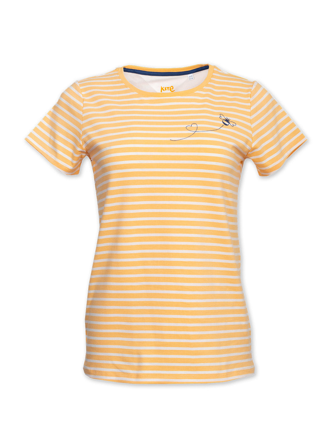 Tarrant jersey top yellow bee stripe