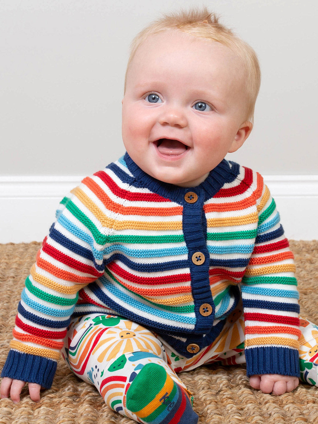 My first cardi rainbow