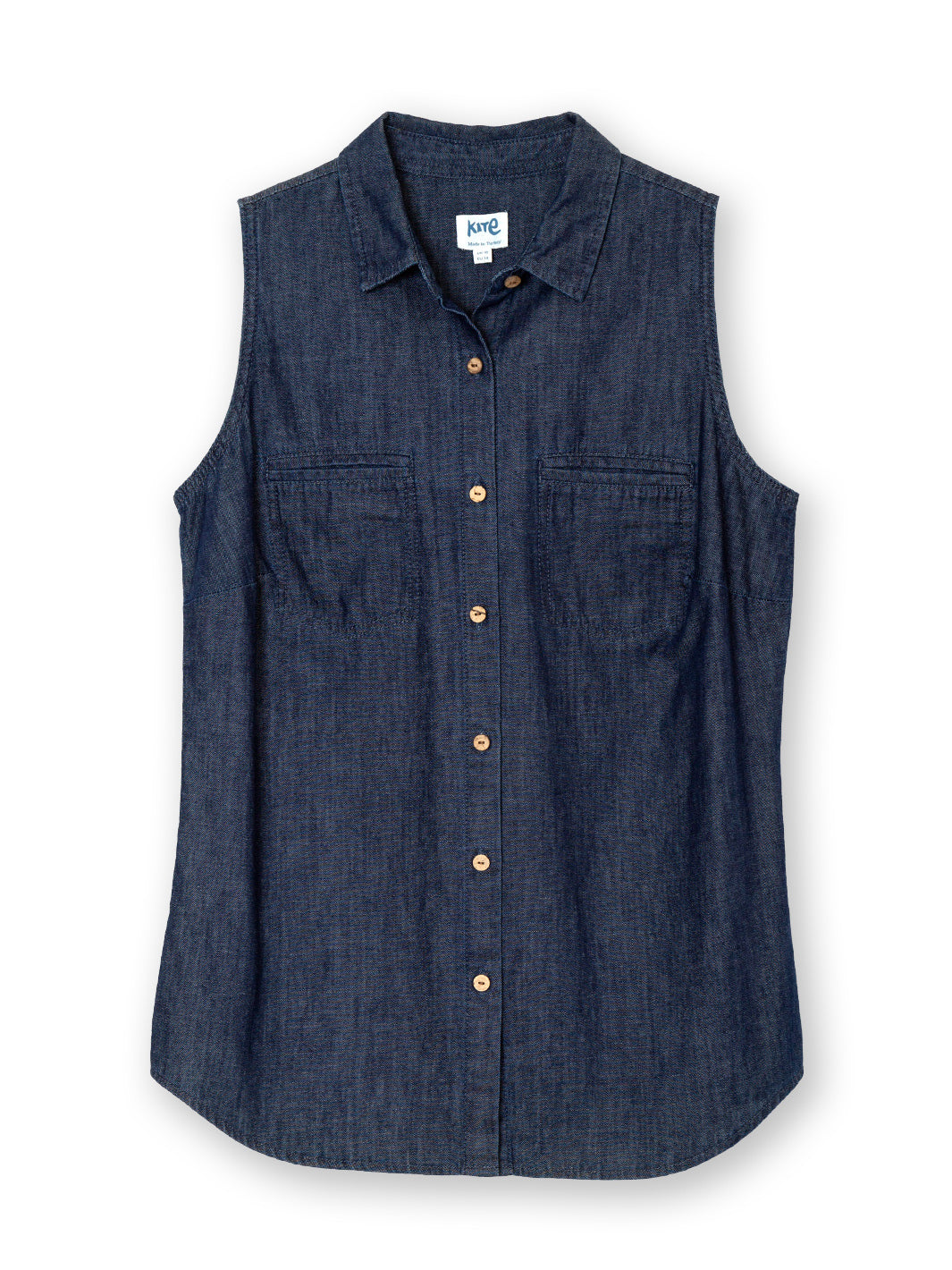 Hooke sleeveless denim shirt