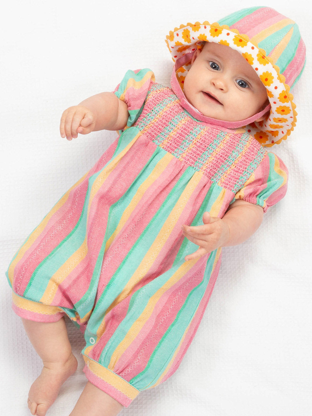 Special stripe romper