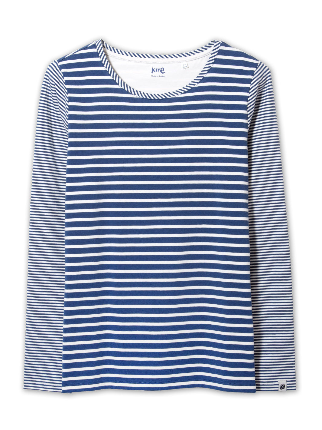 Tarrant jersey top navy stripe