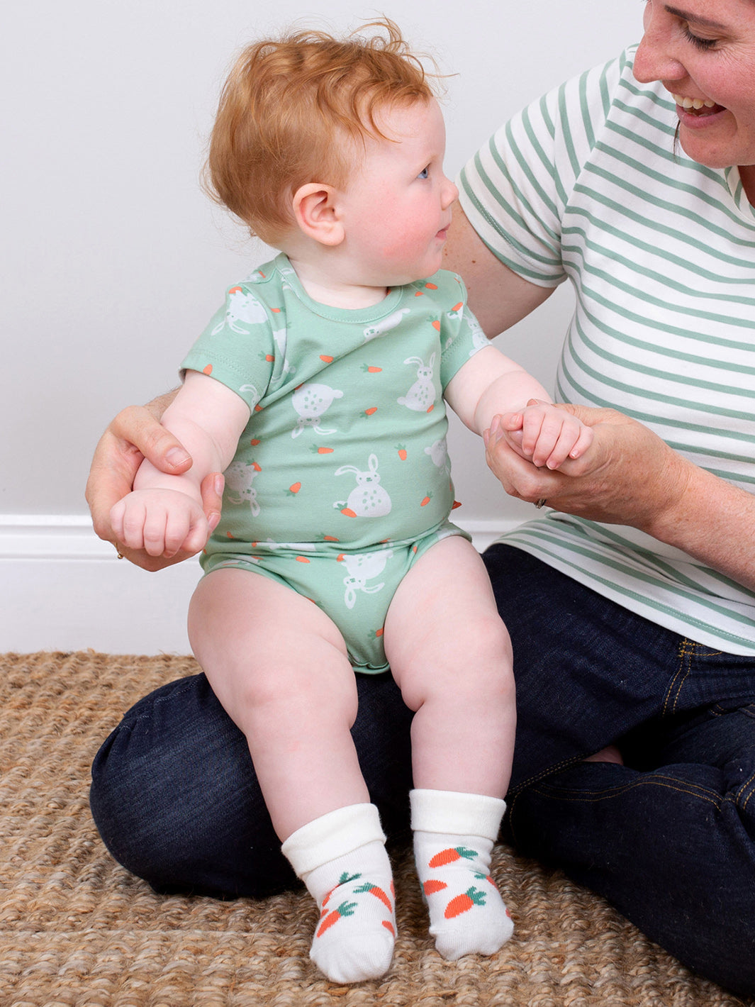 Baby bun socks