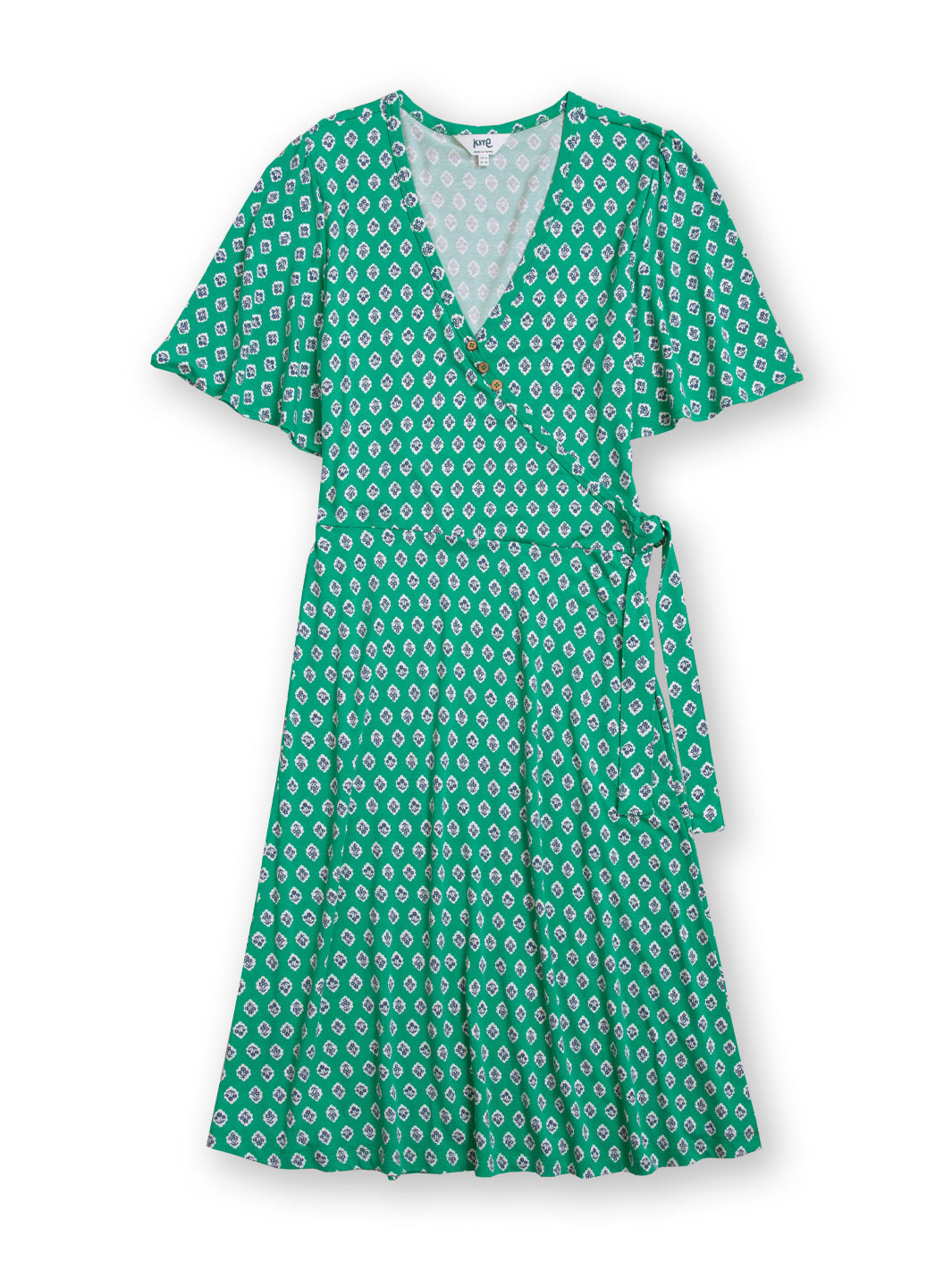 Highcliffe jersey wrap dress fleur