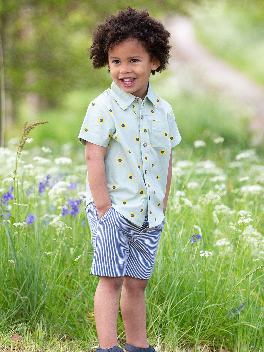 Sunflower dot shirt